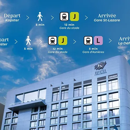 Отель Kopster Paris Ouest Colombes 4*